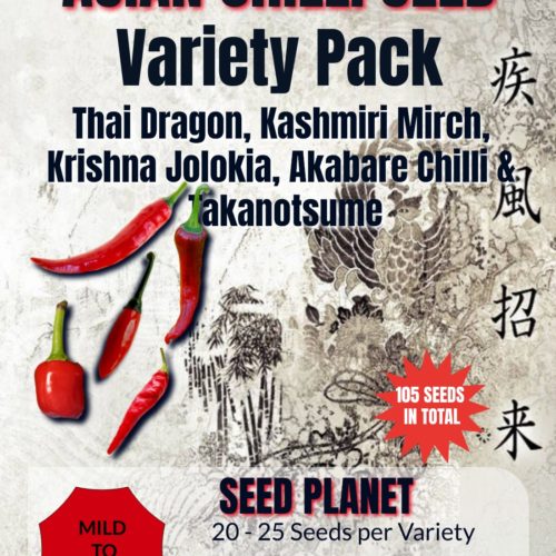 Asian Chilli Seed Variety Pack